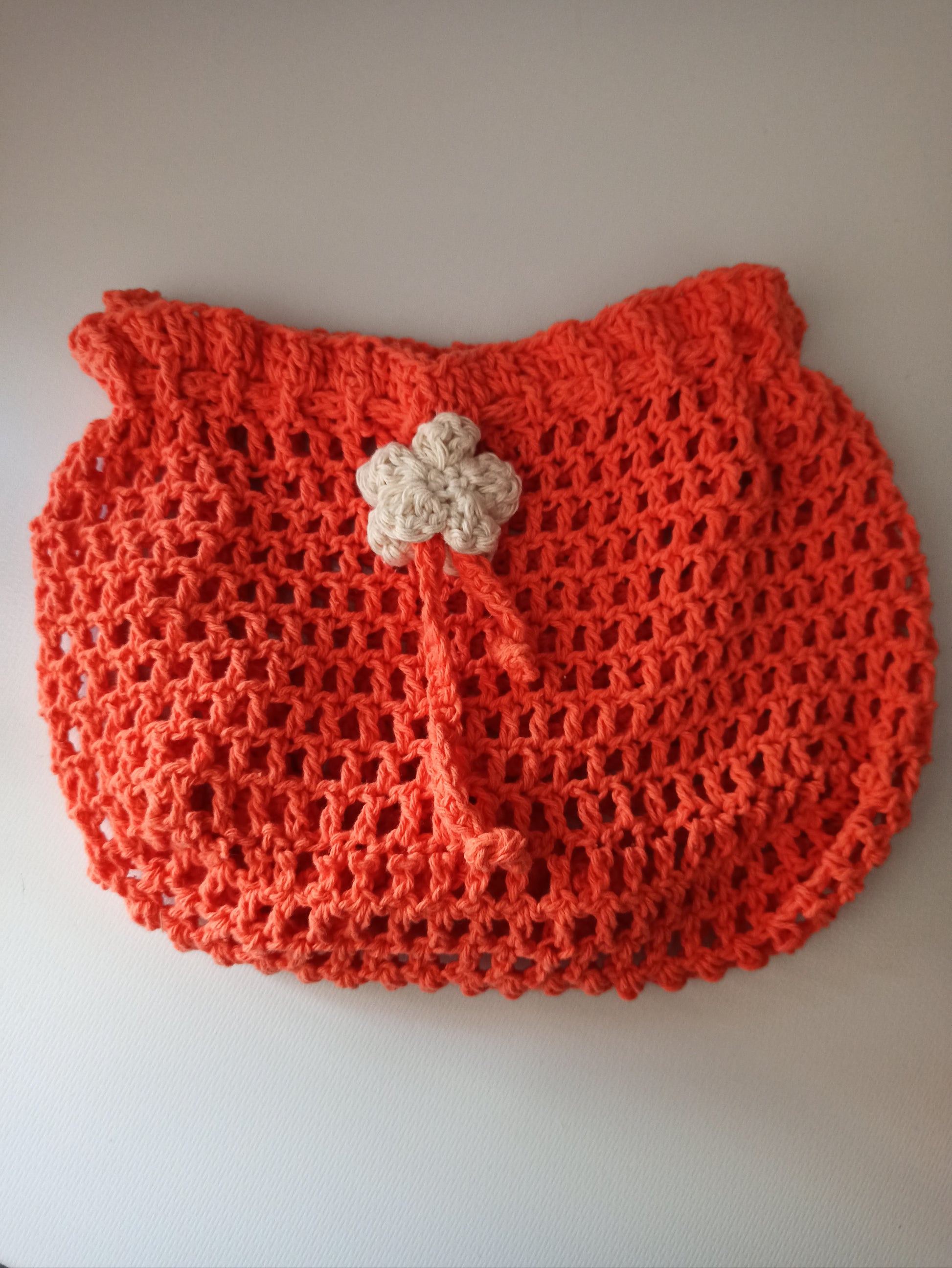 Coralie handmade crochet crossover pouch bag 