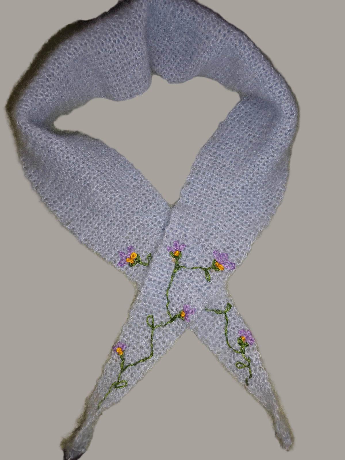 Iris mohair scarf