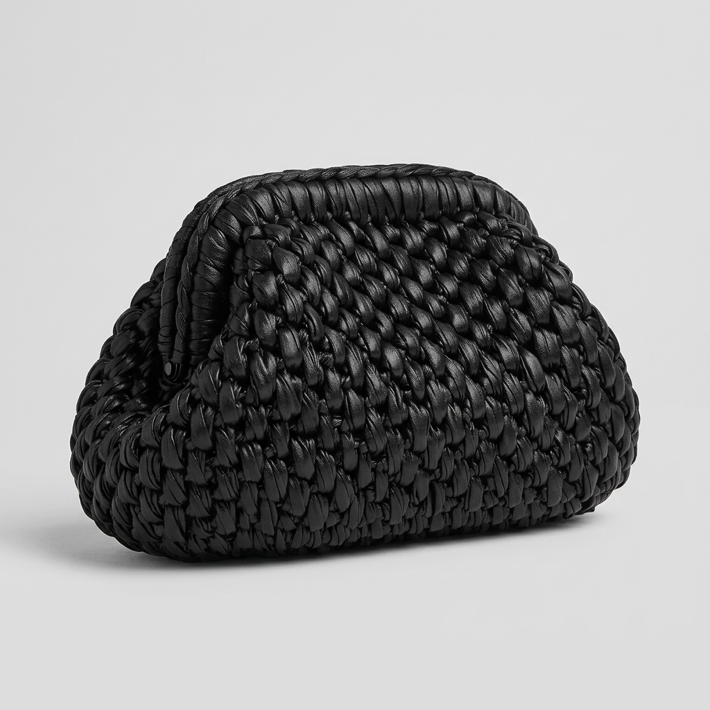 Jacqueline Leatherette Clutch Bag.