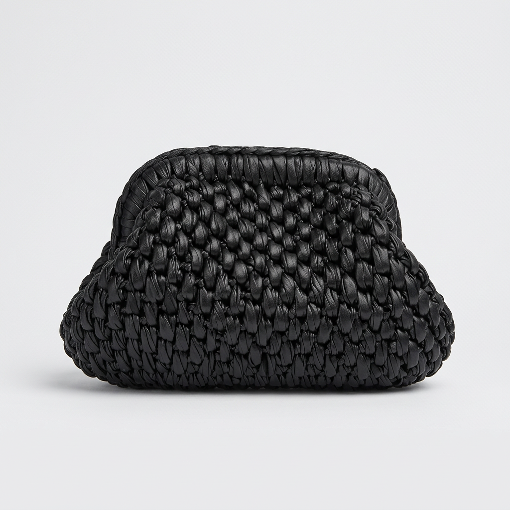 Jacqueline Leatherette Clutch Bag