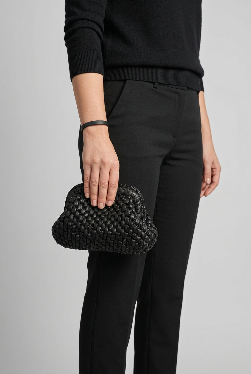 Jacqueline Leatherette Crochet Bag