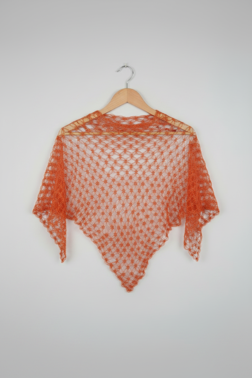 Lilith - Crochet Mohair Shawl
