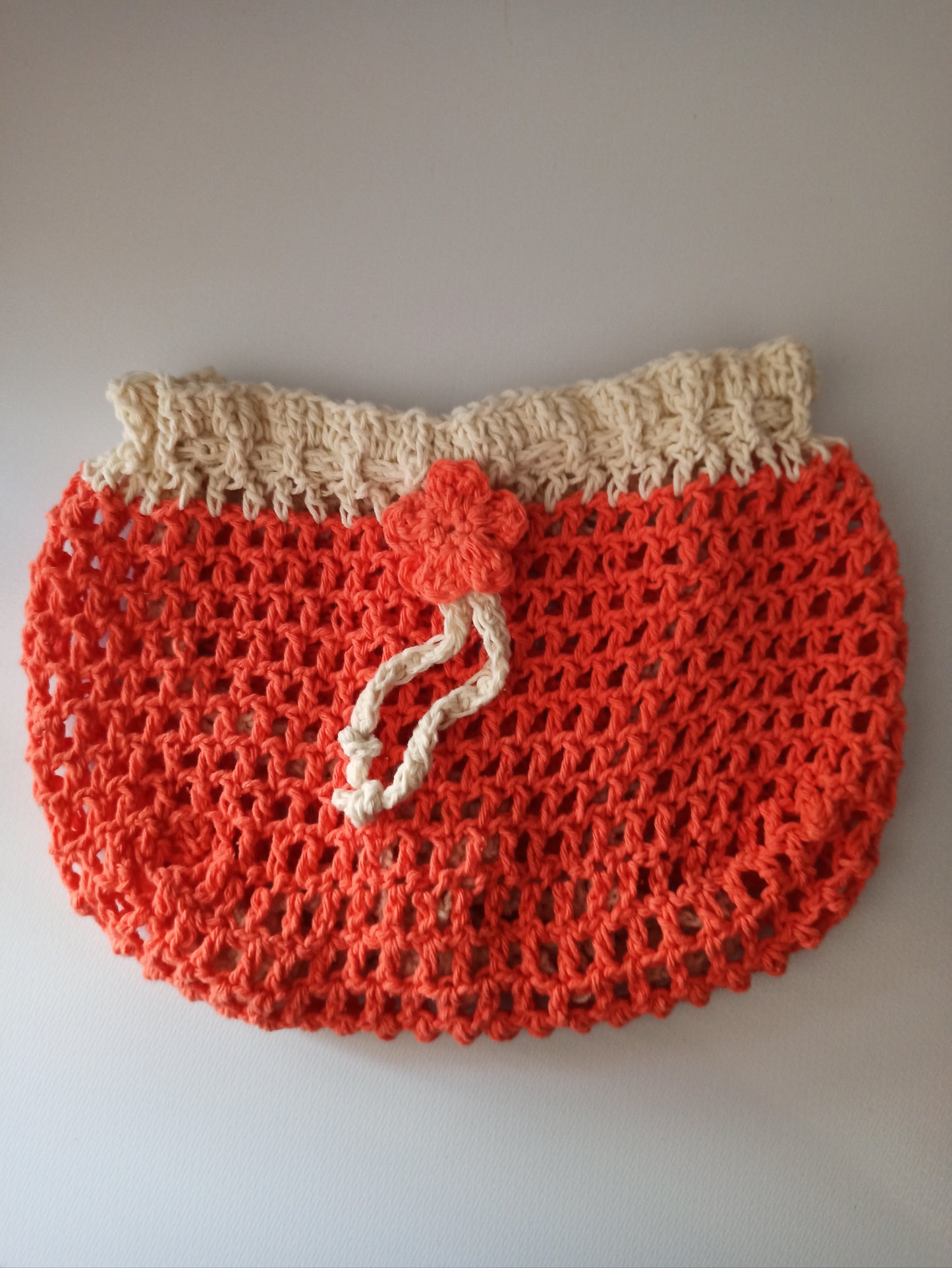 Santal handmade crochet crossover pouch bag