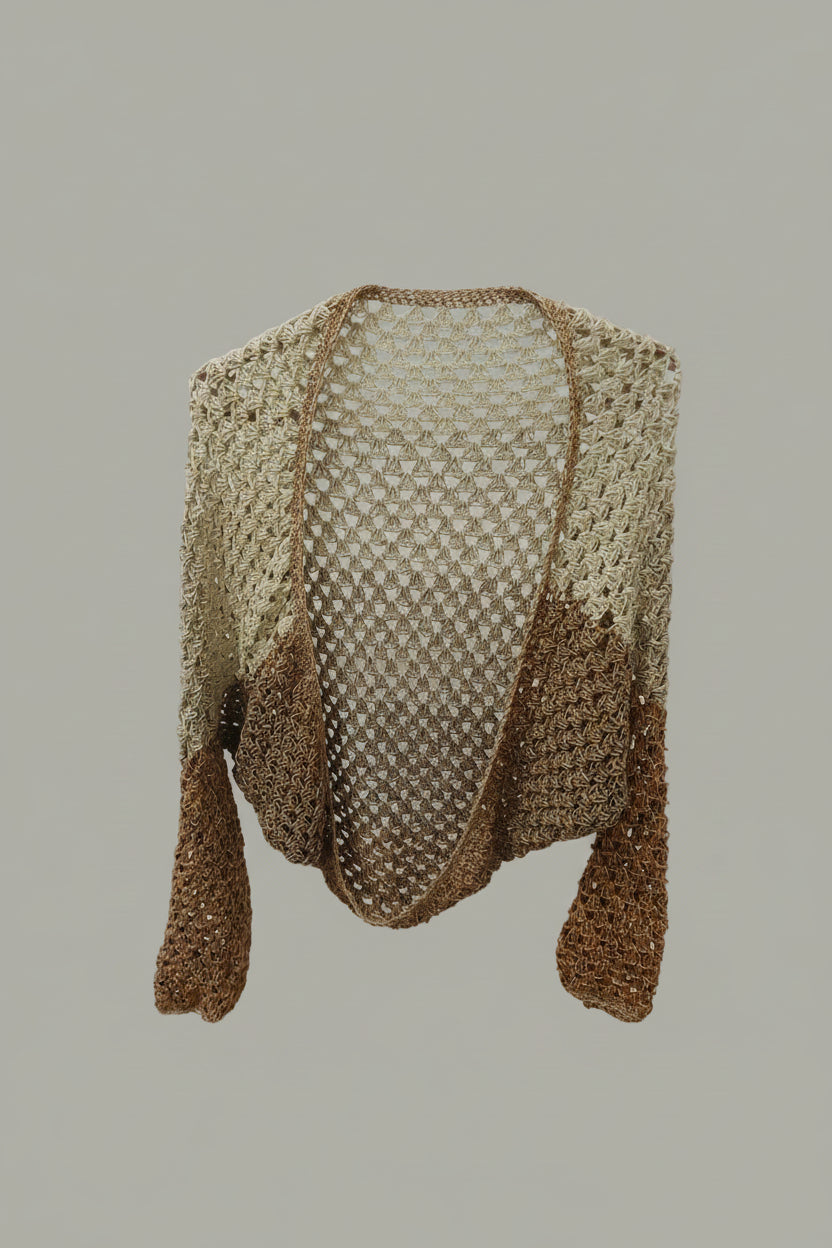 marietta crochet cocoon shrug
