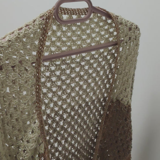 marietta handmade crochet cocoon shrug live