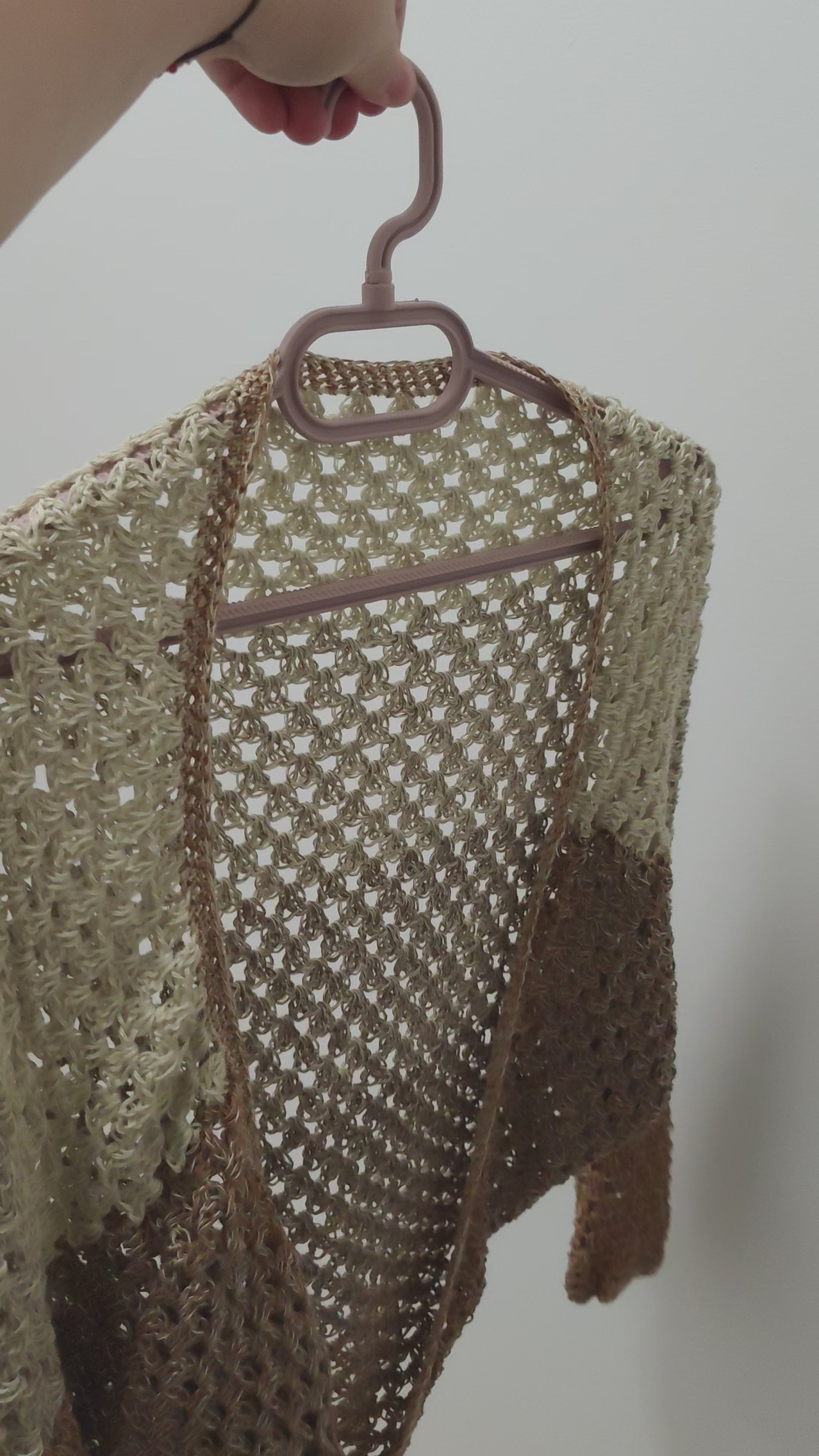 marietta handmade crochet cocoon shrug live